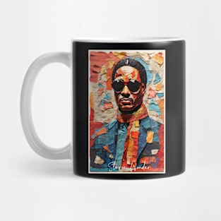 Stevie Wonder // Paper Art Mug